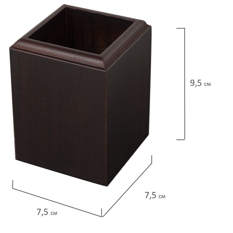 Набор подарочный настольный BESTAR "Ares" из дерева, 7 предметов, цвет "орех"