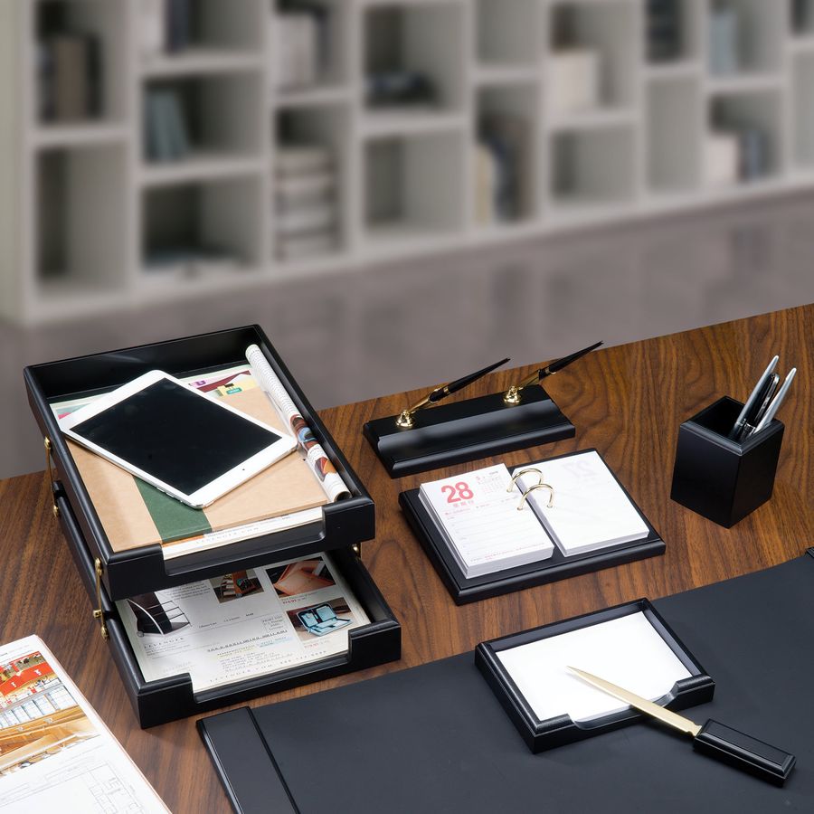 Набор подарочный настольный BESTAR "Ares" из дерева, 7 предметов, цвет "черное дерево"