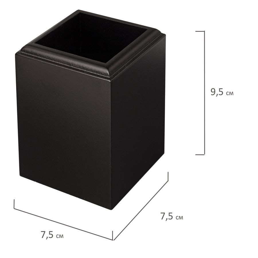 Набор подарочный настольный BESTAR "Ares" из дерева, 7 предметов, цвет "черное дерево"