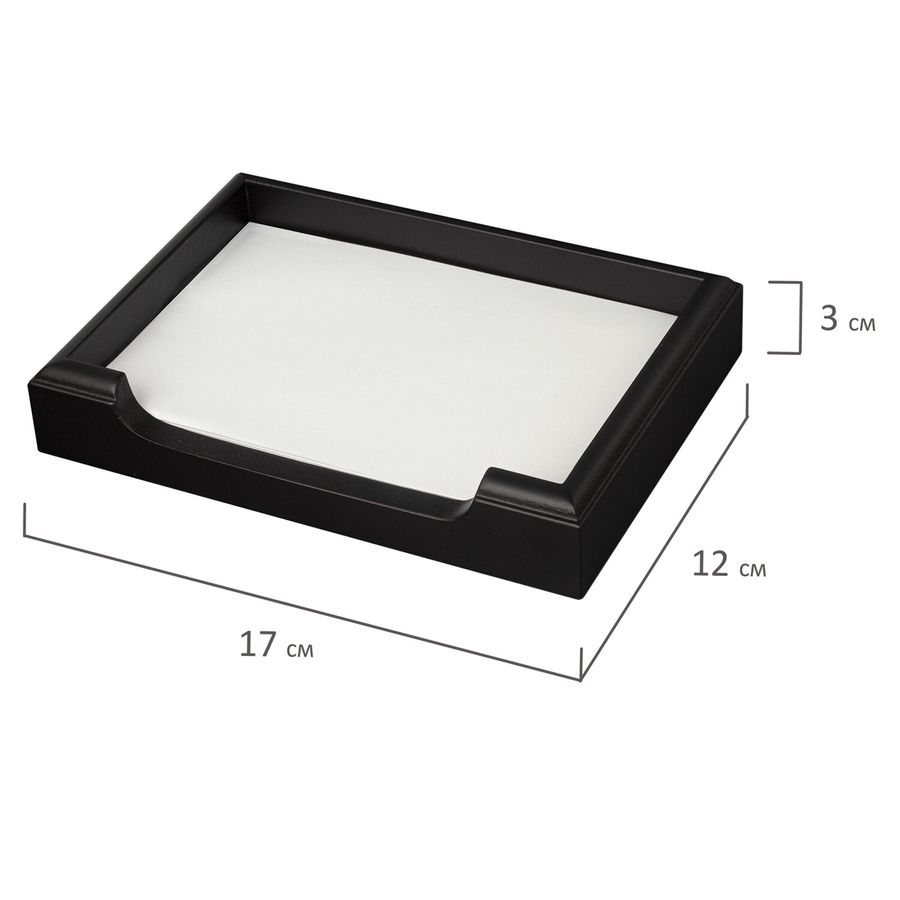 Набор подарочный настольный BESTAR "Ares" из дерева, 7 предметов, цвет "черное дерево"