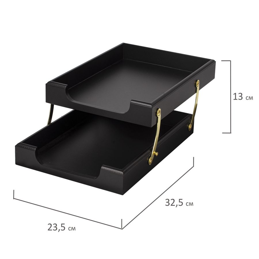 Набор подарочный настольный BESTAR "Ares" из дерева, 7 предметов, цвет "черное дерево"