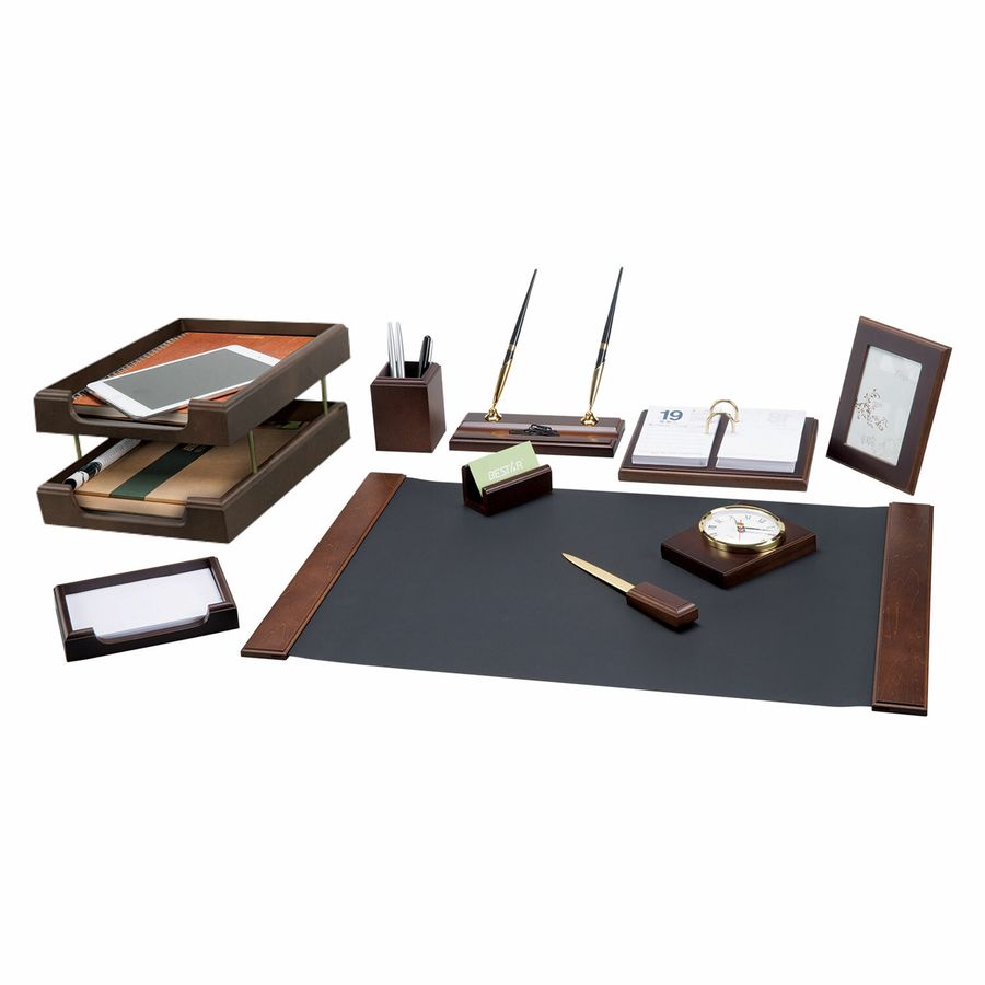 Набор подарочный настольный BESTAR "Artemis" из дерева, 10 предметов, цвет "орех"