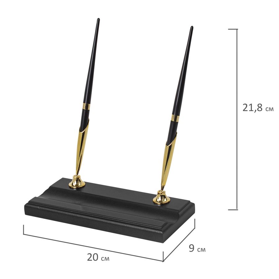 Набор подарочный настольный BESTAR "Artemis" из дерева, 10 предметов, цвет "черное дерево"