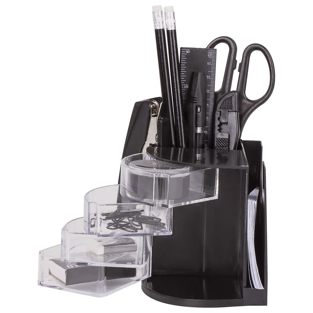 Канцелярский набор STAFF "Веер", 13 предметов, в форме веера, невращающаяся конструкция