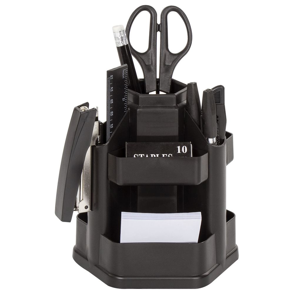 Канцелярский набор STAFF "Офисный", 14 предметов, офисный, вращающаяся конструкция