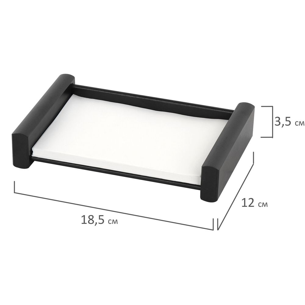 Набор подарочный настольный BESTAR "Platon" из дерева, 11 предметов, цвет "черное дерево"