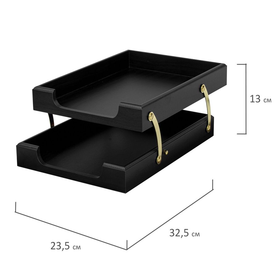 Набор подарочный настольный BESTAR "Titan" из дерева, 8 предметов, цвет "черное дерево"