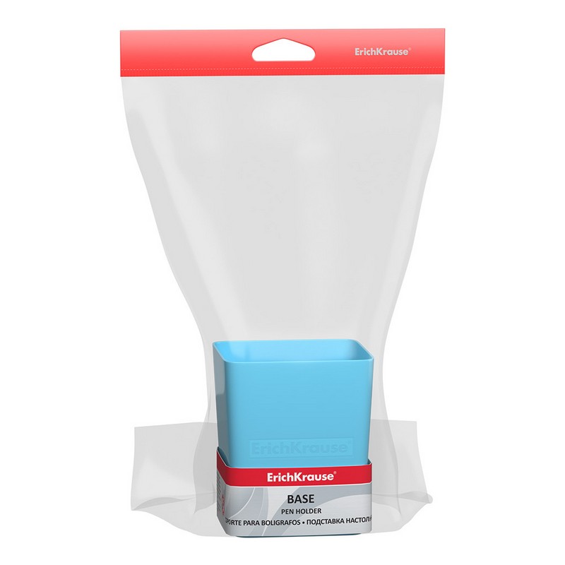 Подставка пластиковая ErichKrause Base, Pastel, голубой