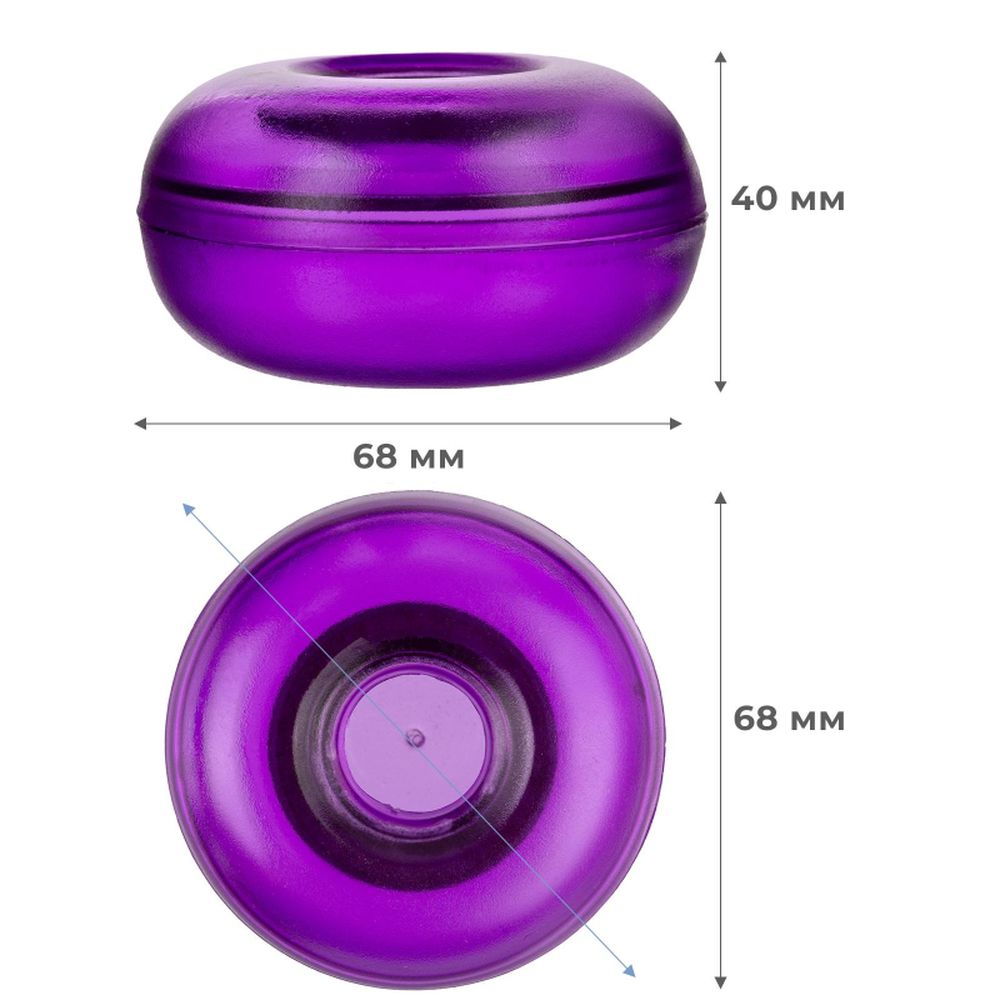 Скрепочница Магнитная открытая круглая 200104 цвет ассорти