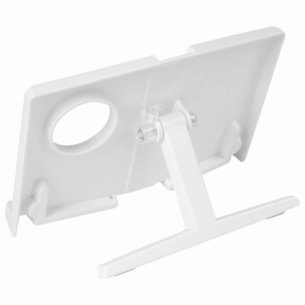 Подставка для книг и учебников BRAUBERG, регулируемый наклон, пластик, белая