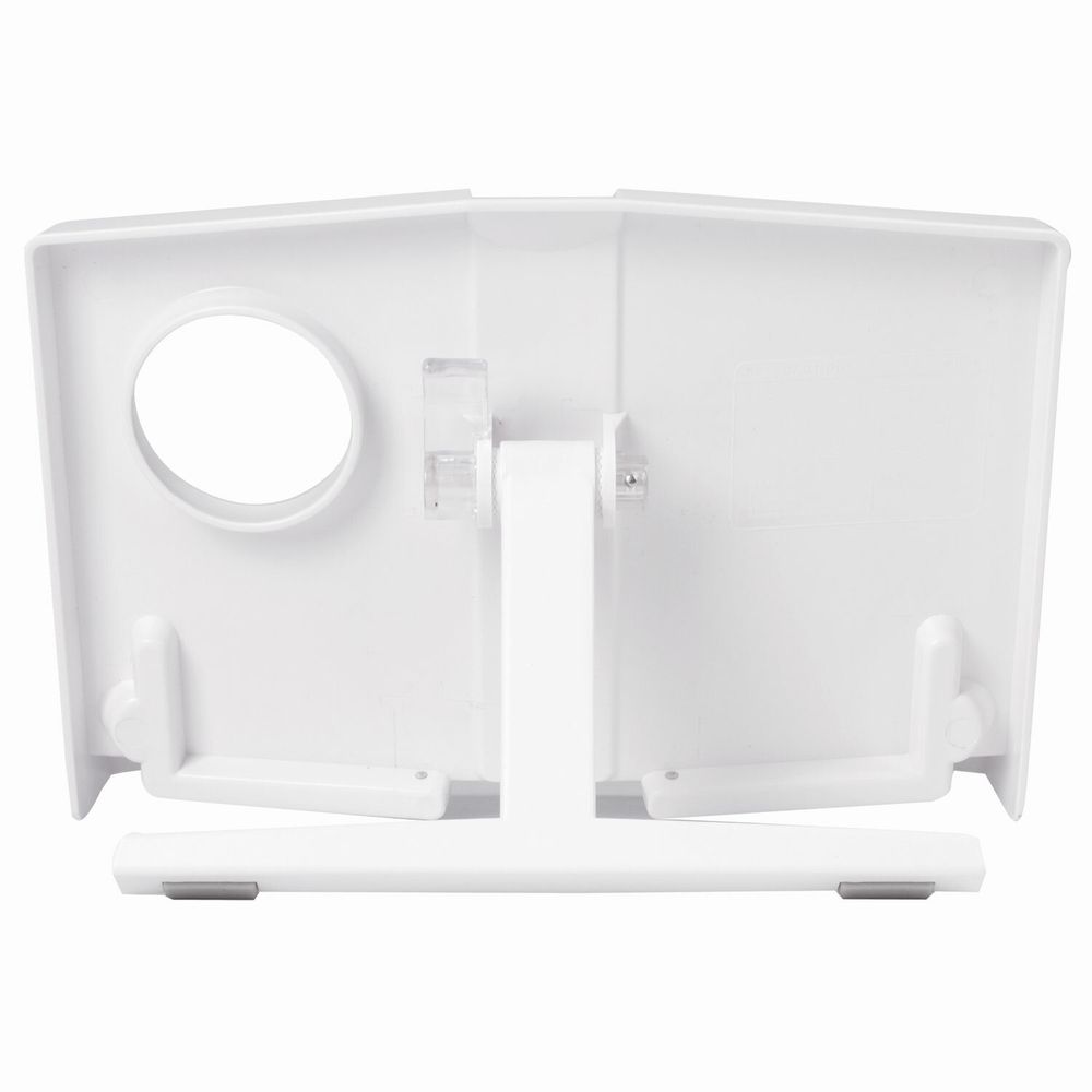 Подставка для книг и учебников BRAUBERG, регулируемый наклон, пластик, белая