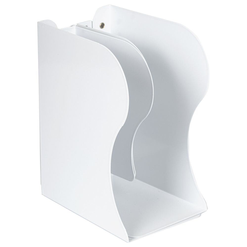 Подставка-держатель для книг и учебников BRAUBERG, раздвижная, металлическая, белая