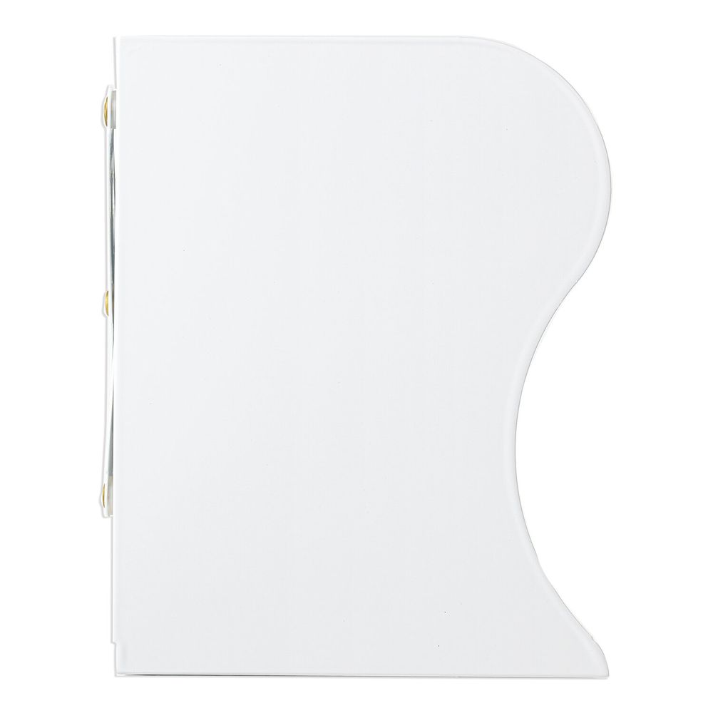 Подставка-держатель для книг и учебников BRAUBERG, раздвижная, металлическая, белая