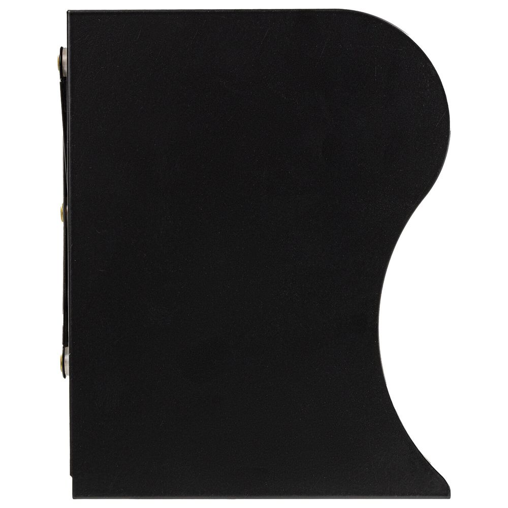 Подставка-держатель для книг и учебников BRAUBERG, раздвижная, металлическая, черная