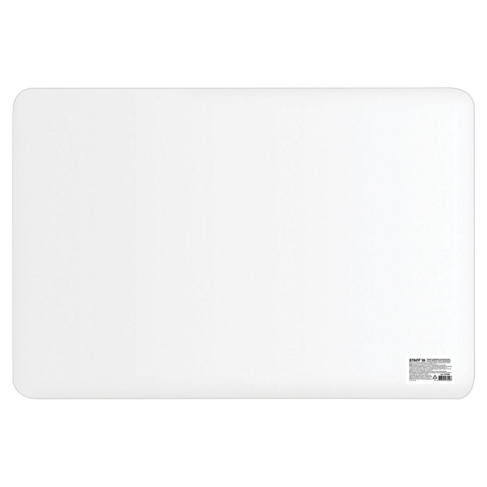 Коврик-подкладка настольный для письма, 38х59 см, STAFF, прозрачный