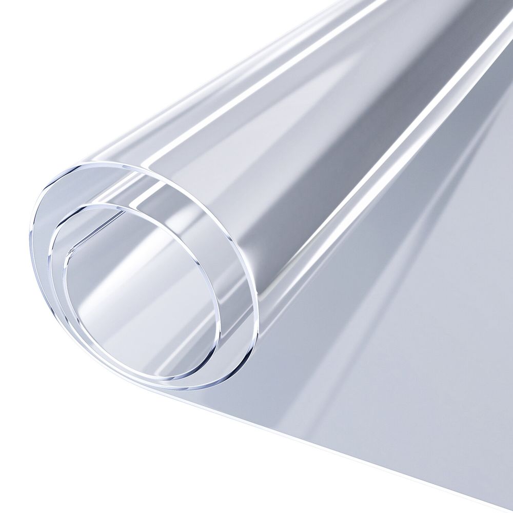 Коврик-подкладка, скатерть ПВХ прозрачная, гибкое/мягкое стекло, 100х60 см, 0,5 мм, DASWERK