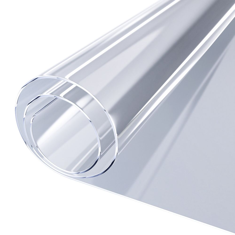 Коврик-подкладка, скатерть ПВХ прозрачная, гибкое/мягкое стекло, 120х60 см, 0,5 мм, DASWERK