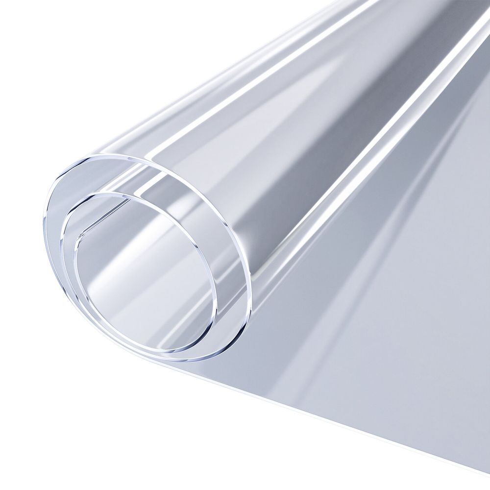 Коврик-подкладка, скатерть ПВХ прозрачная, гибкое/мягкое стекло, 120х75 см, 0,8 мм, DASWERK