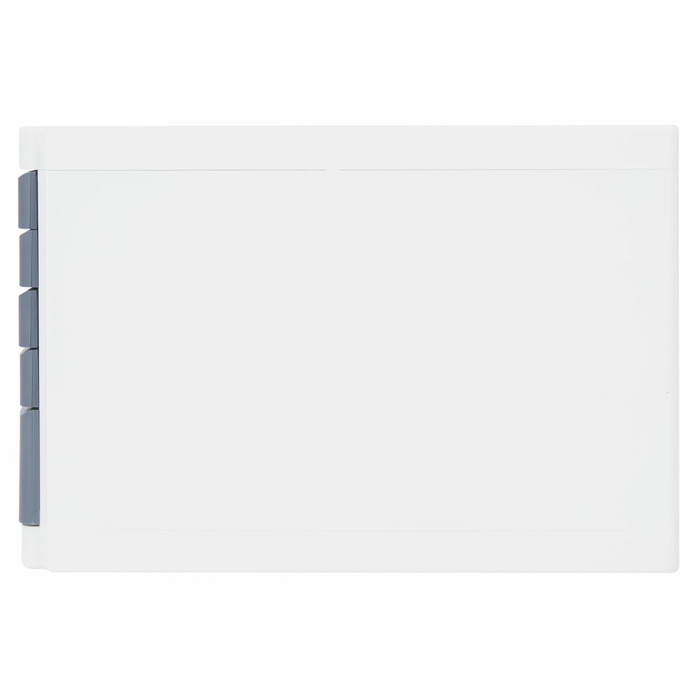 Бокс с 5 выдвижными лотками, корпус светлый, лотки серые, 235х300х355 мм, BRAUBERG 