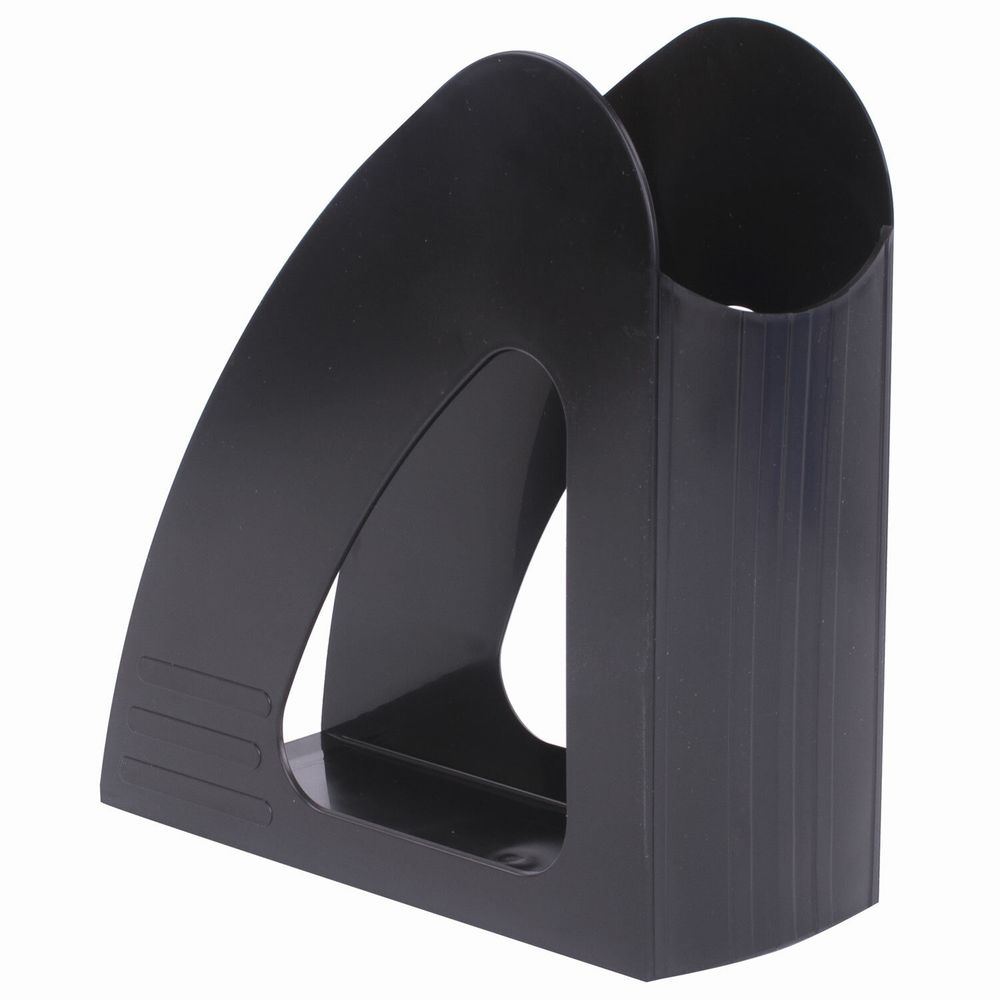 Лоток вертикальный для бумаг BRAUBERG "Delta", 240х90х240 мм, черный