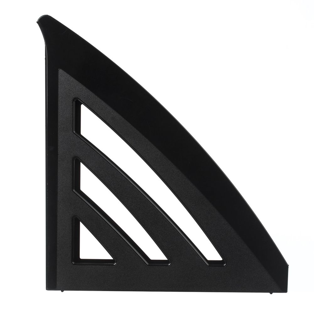 Лоток вертикальный для бумаг BRAUBERG "Office style", 245х90х285 мм, черный