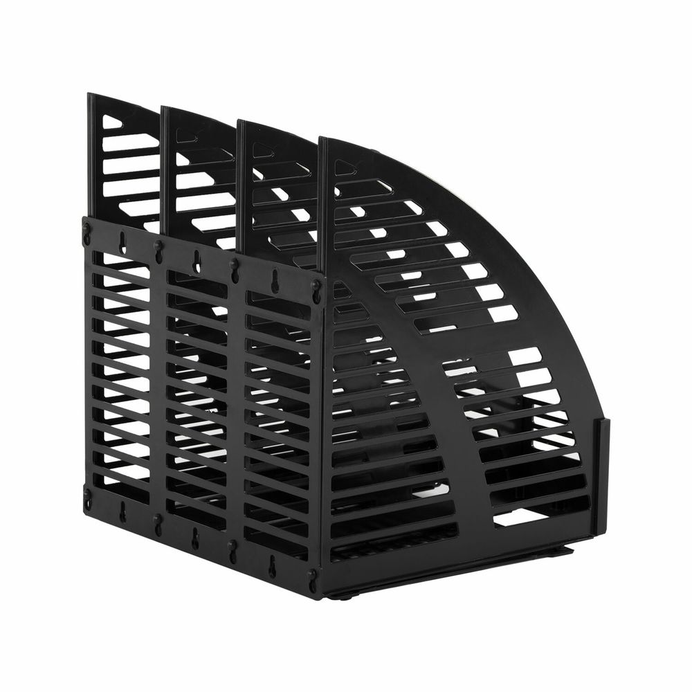 Лоток вертикальный для бумаг STAFF Basic, 245х240х285 мм, 3 отделения, сетчатый сбор