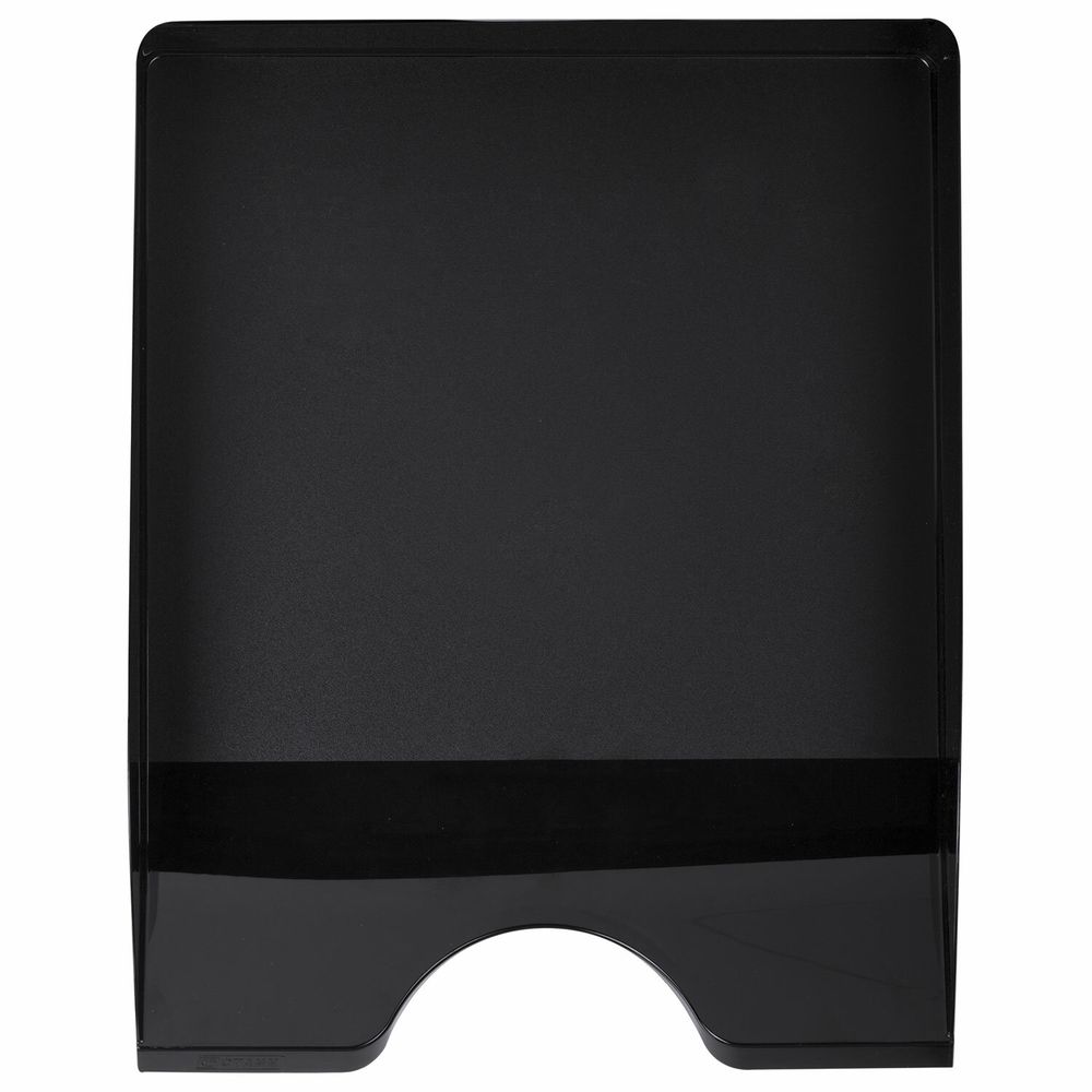 Лоток горизонтальный для бумаг BRAUBERG ORIGINAL, 315х250х60 мм, черный