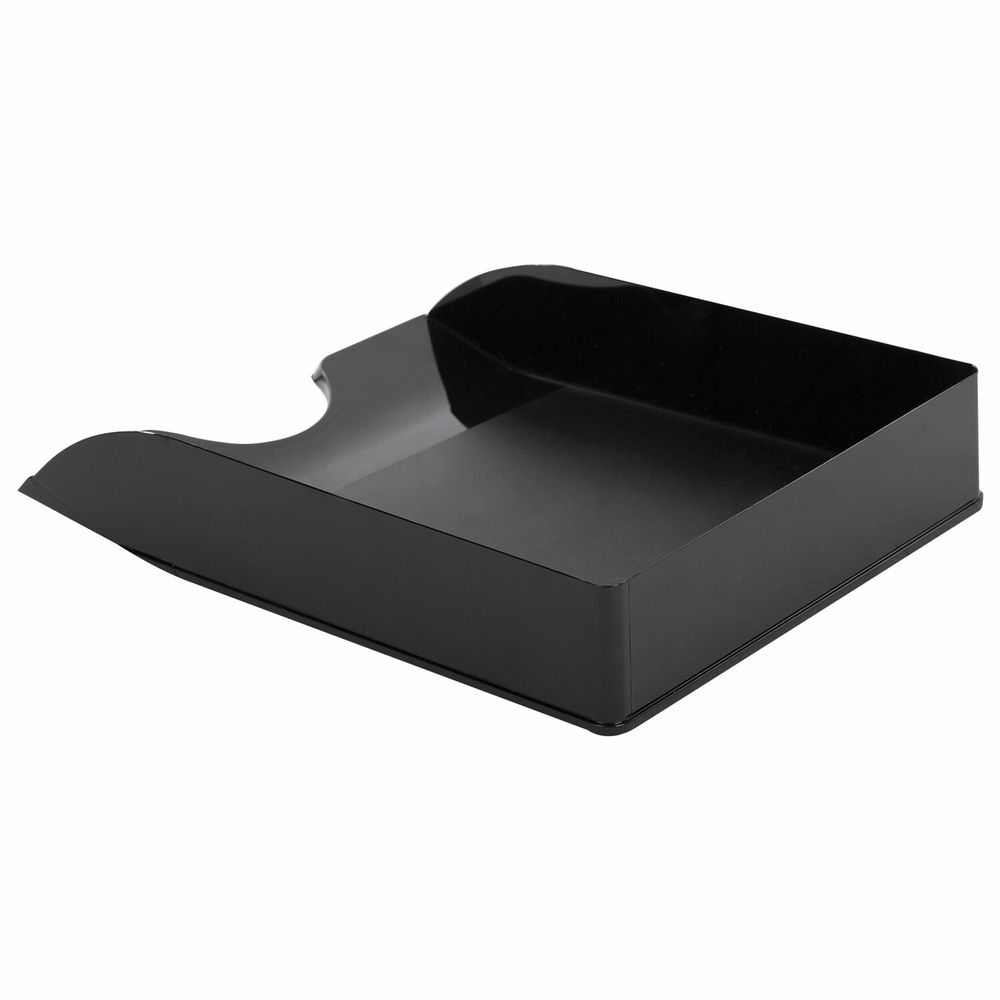 Лоток горизонтальный для бумаг BRAUBERG ORIGINAL, 315х250х60 мм, черный