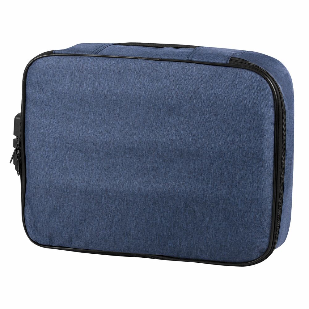 Папка-органайзер для документов с кодовым замком СИНИЙ ВОДОНЕПРОНИЦАЕМЫЙ А4, BRAUBERG DOCS