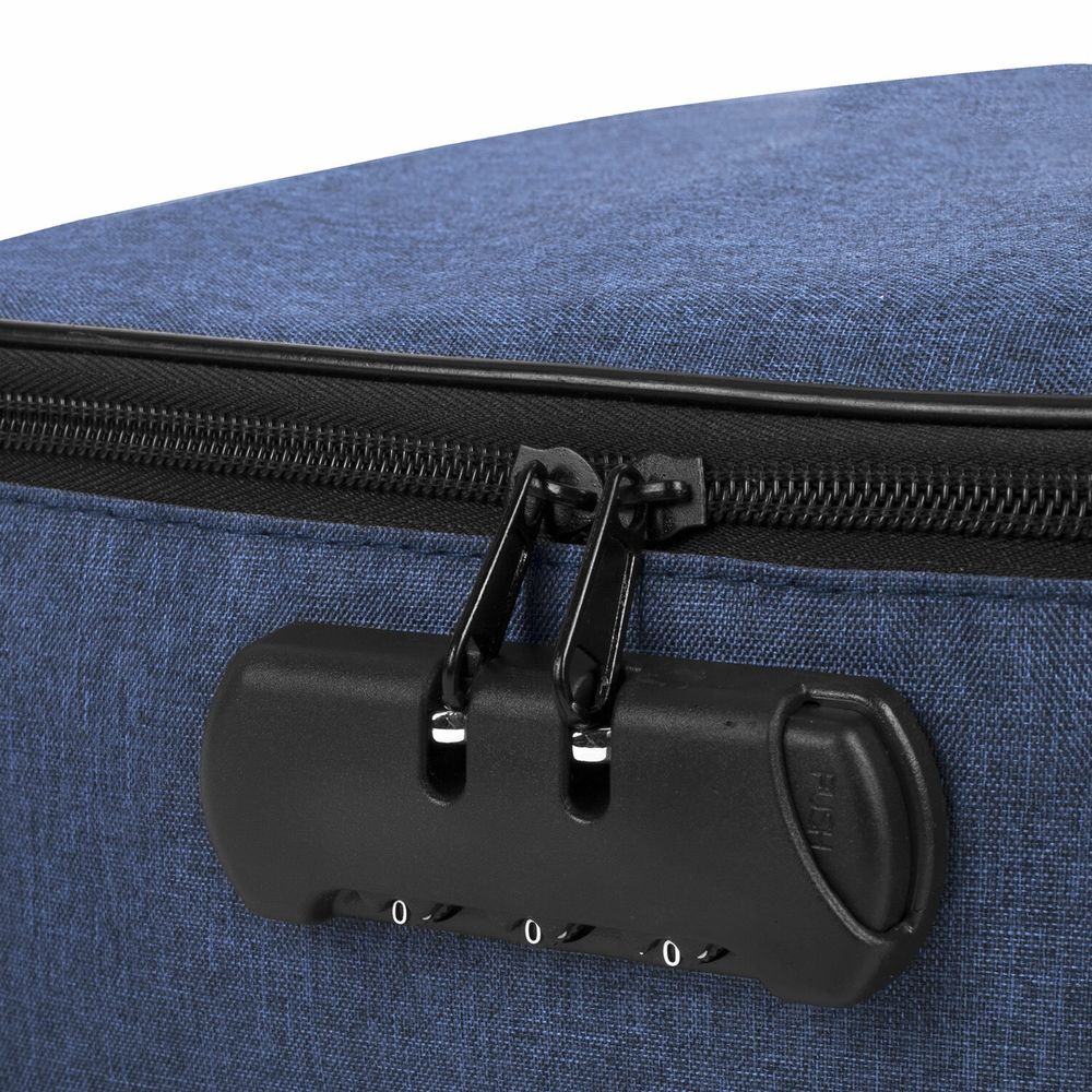 Папка-органайзер для документов с кодовым замком СИНИЙ ВОДОНЕПРОНИЦАЕМЫЙ А4, BRAUBERG DOCS