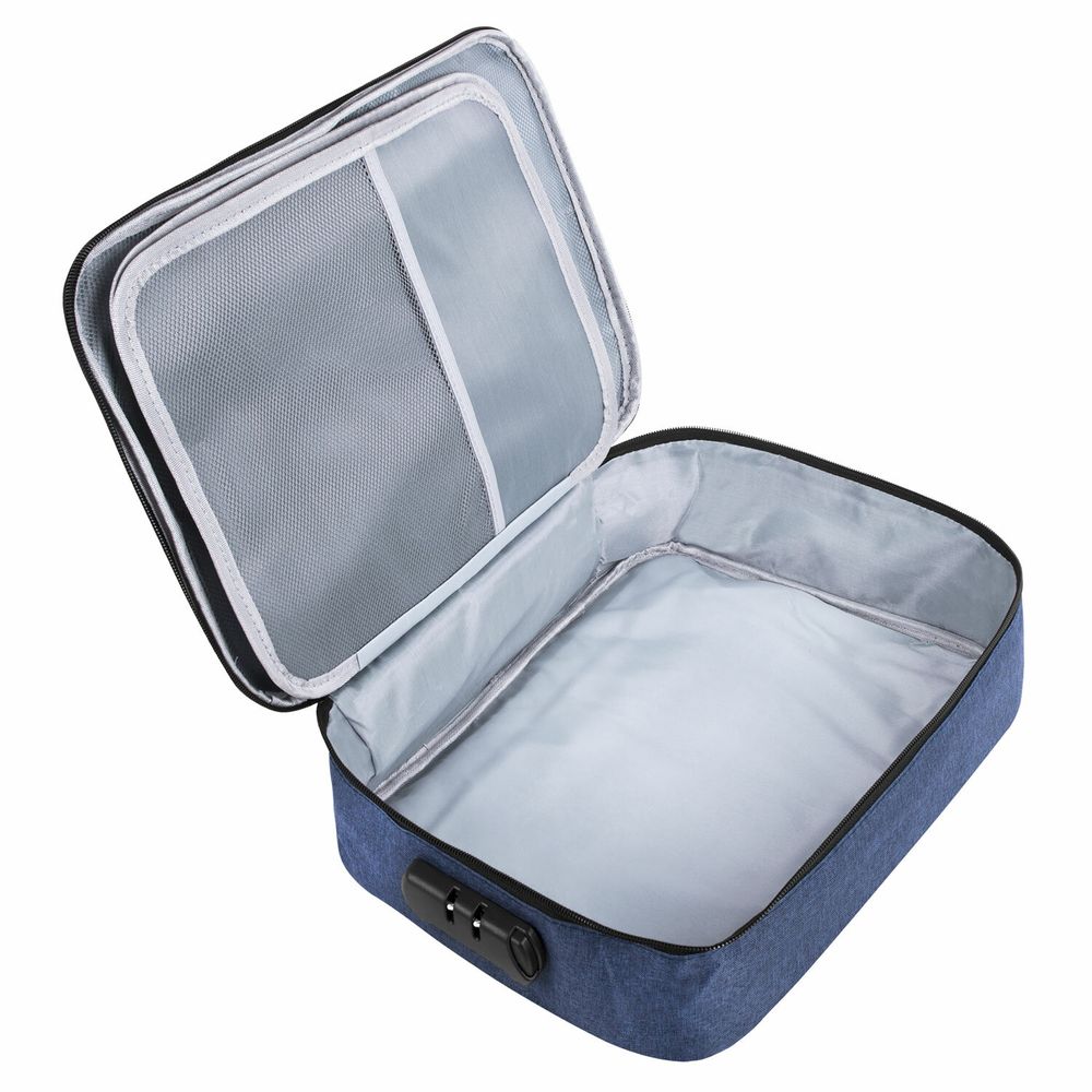 Папка-органайзер для документов с кодовым замком СИНИЙ ВОДОНЕПРОНИЦАЕМЫЙ А4, BRAUBERG DOCS