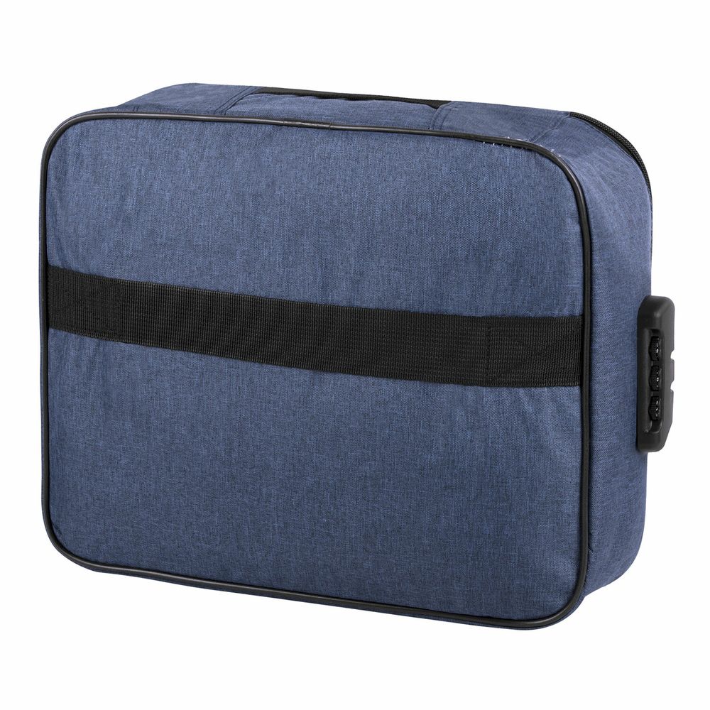 Папка-органайзер для документов с кодовым замком СИНИЙ ВОДОНЕПРОНИЦАЕМЫЙ А4, BRAUBERG DOCS