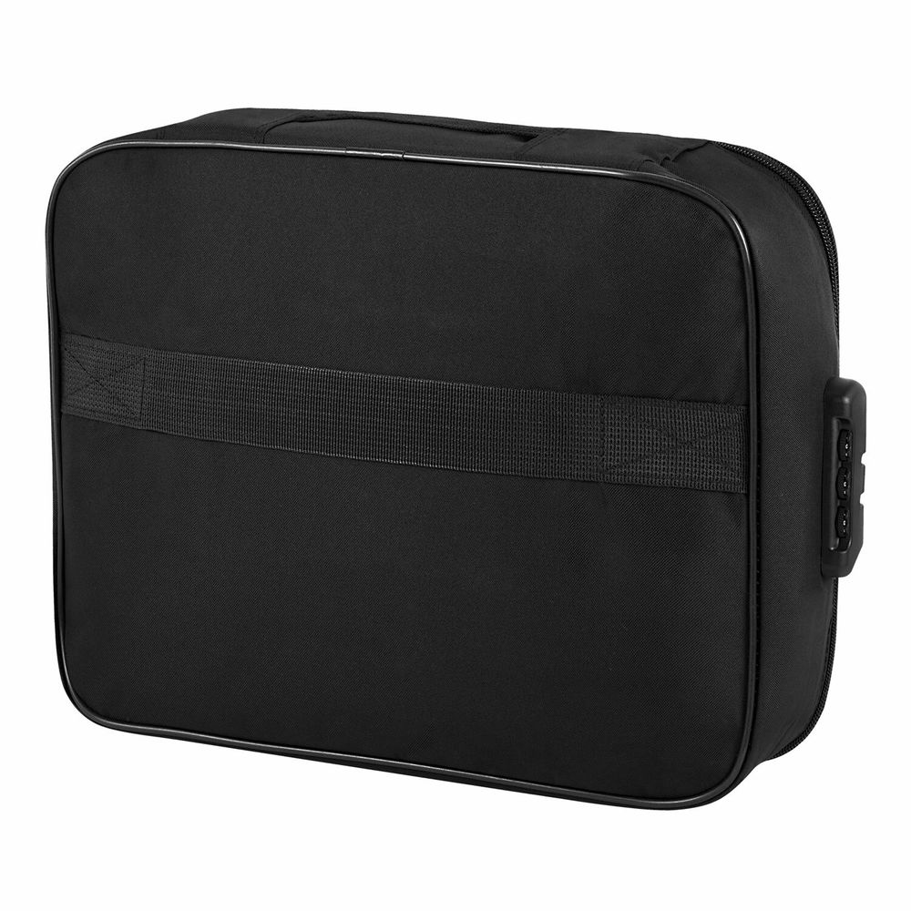 Папка-органайзер для документов с кодовым замком ЧЕРНЫЙ ВОДОНЕПРОНИЦАЕМЫЙ А4, BRAUBERG DOCS