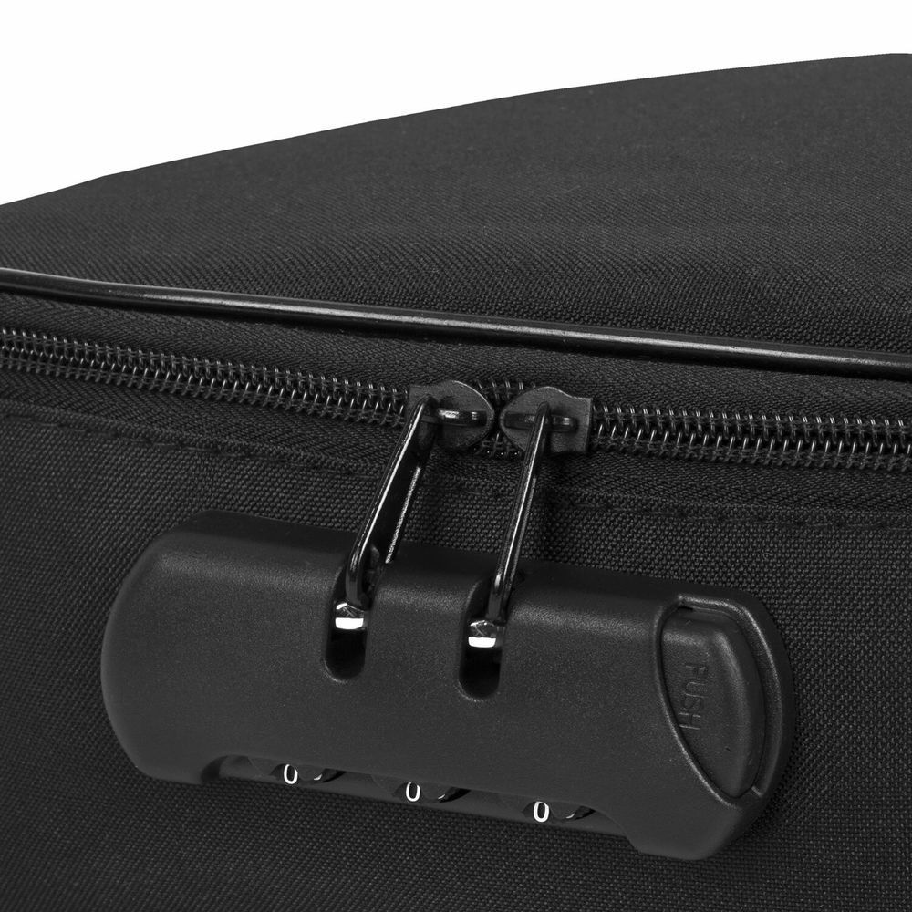 Папка-органайзер для документов с кодовым замком ЧЕРНЫЙ ВОДОНЕПРОНИЦАЕМЫЙ А4, BRAUBERG DOCS