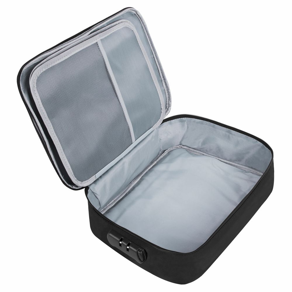 Папка-органайзер для документов с кодовым замком ЧЕРНЫЙ ВОДОНЕПРОНИЦАЕМЫЙ А4, BRAUBERG DOCS