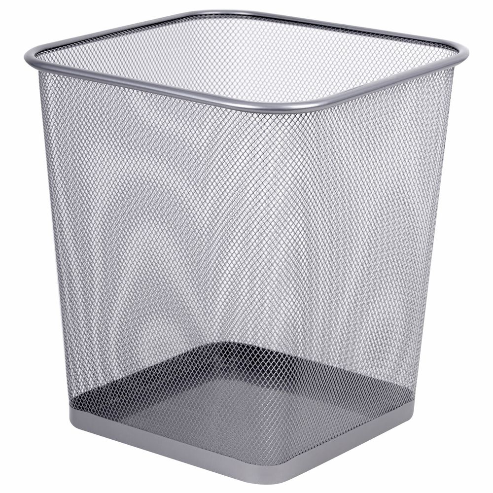 Корзина для бумаг квадратная 17 литров, BRAUBERG