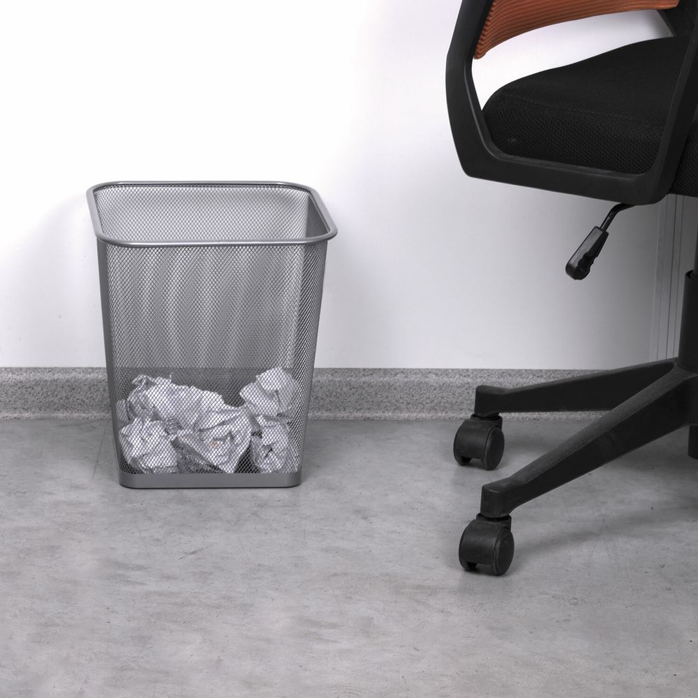 Корзина для бумаг квадратная 17 литров, BRAUBERG