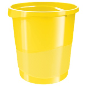 Корзина для мусора 14 литров Esselte Europost VIVIDA, желтая