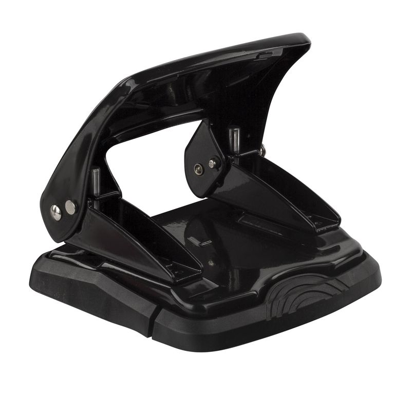 Дырокол металлический BRAUBERG "PN-150M", до 35 листов, черный