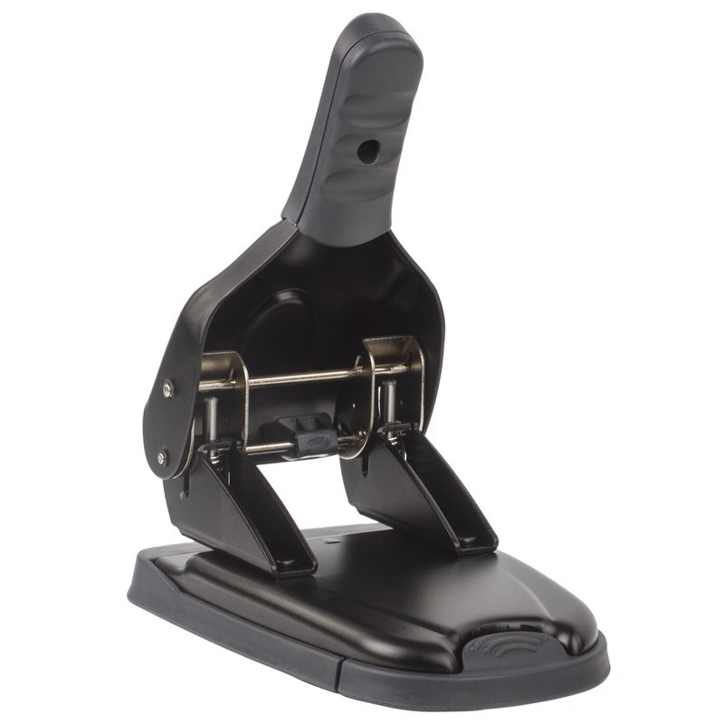 Дырокол металлический МОЩНЫЙ BRAUBERG "Heavy duty" до 65 листов, эргономичный