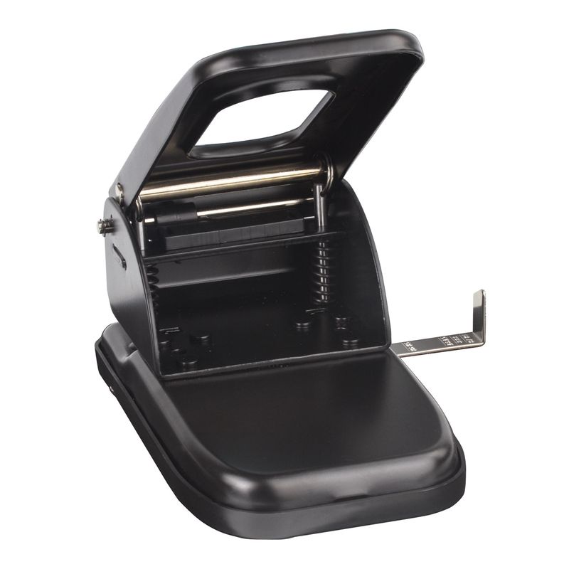 Дырокол металлический МОЩНЫЙ BRAUBERG "Heavy duty", до 60 листов, черный