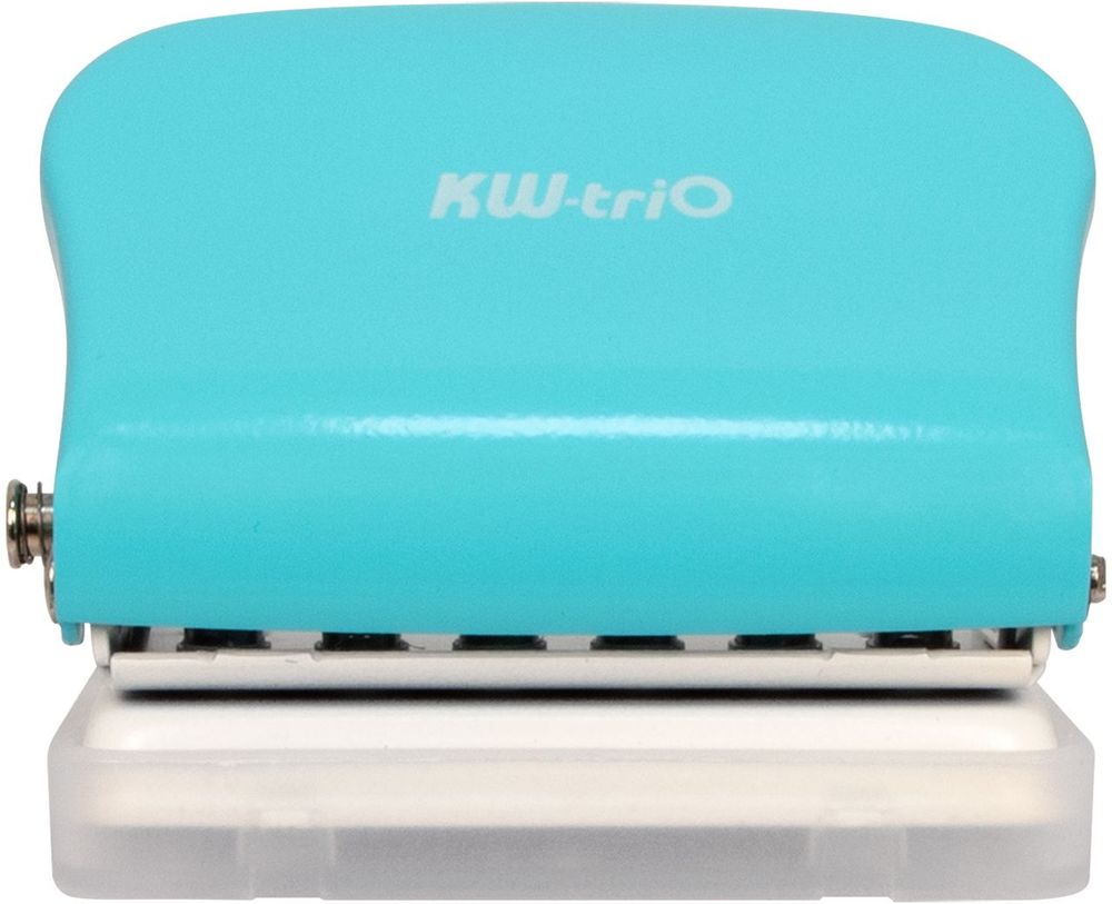 Дырокол Kw-Trio 099H9 макс.:5лист. пластик бирюзовый отв.:6