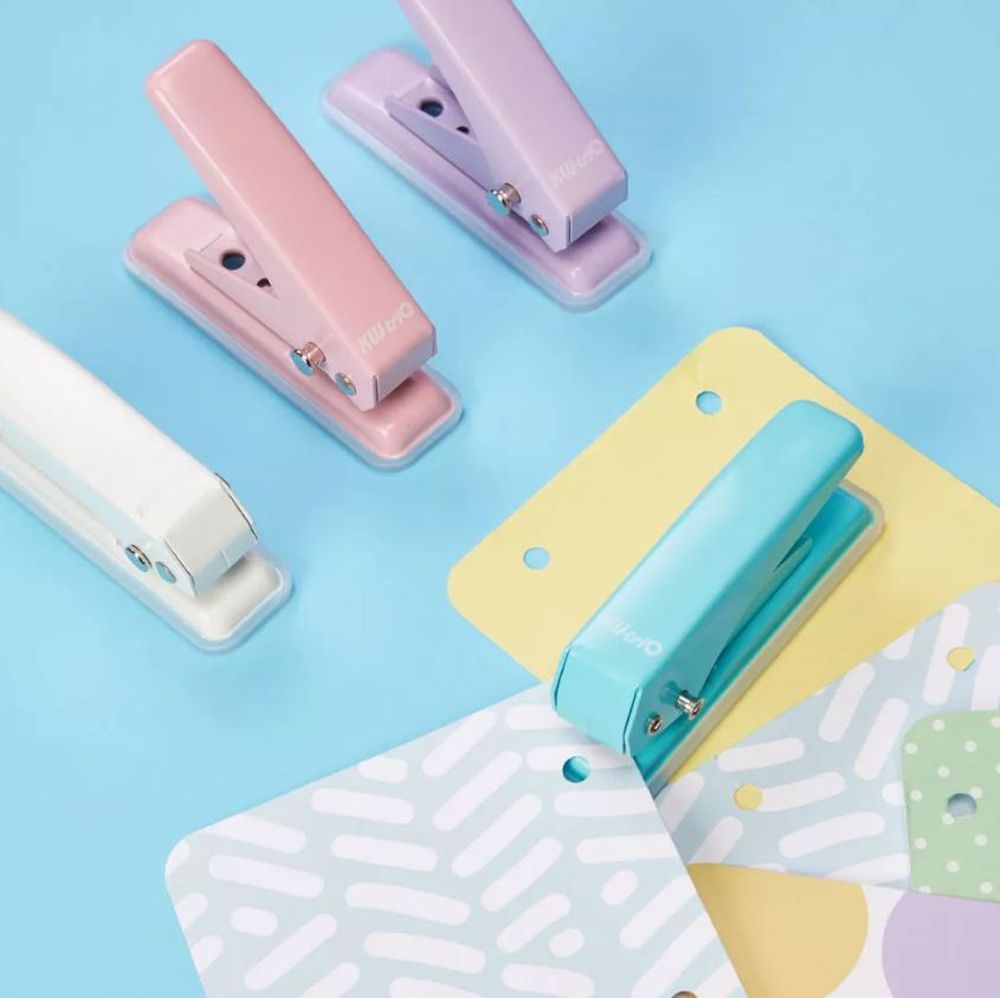 Дырокол Kw-Trio 09190GREEN макс.:20лист. металл зеленый отв.:1