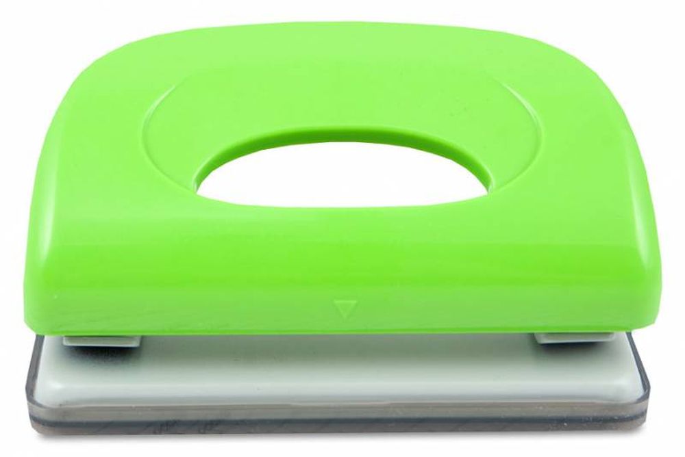 Дырокол Kw-Trio Dolphin 091X9GREEN макс.:10лист. пластик зеленый отв.:2 с линейкой