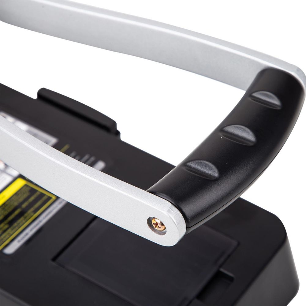 Дырокол мощный Deli E0150 до 150 лис.,с линейкой,сталь,картонная уп.,черный