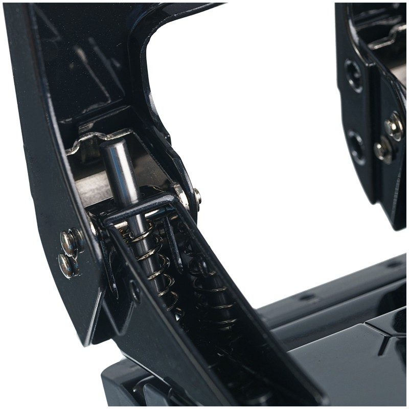 Дырокол энергосберегающий Berlingo "Smart Technology" 45л, металлический, фиксатор, линейка, черный