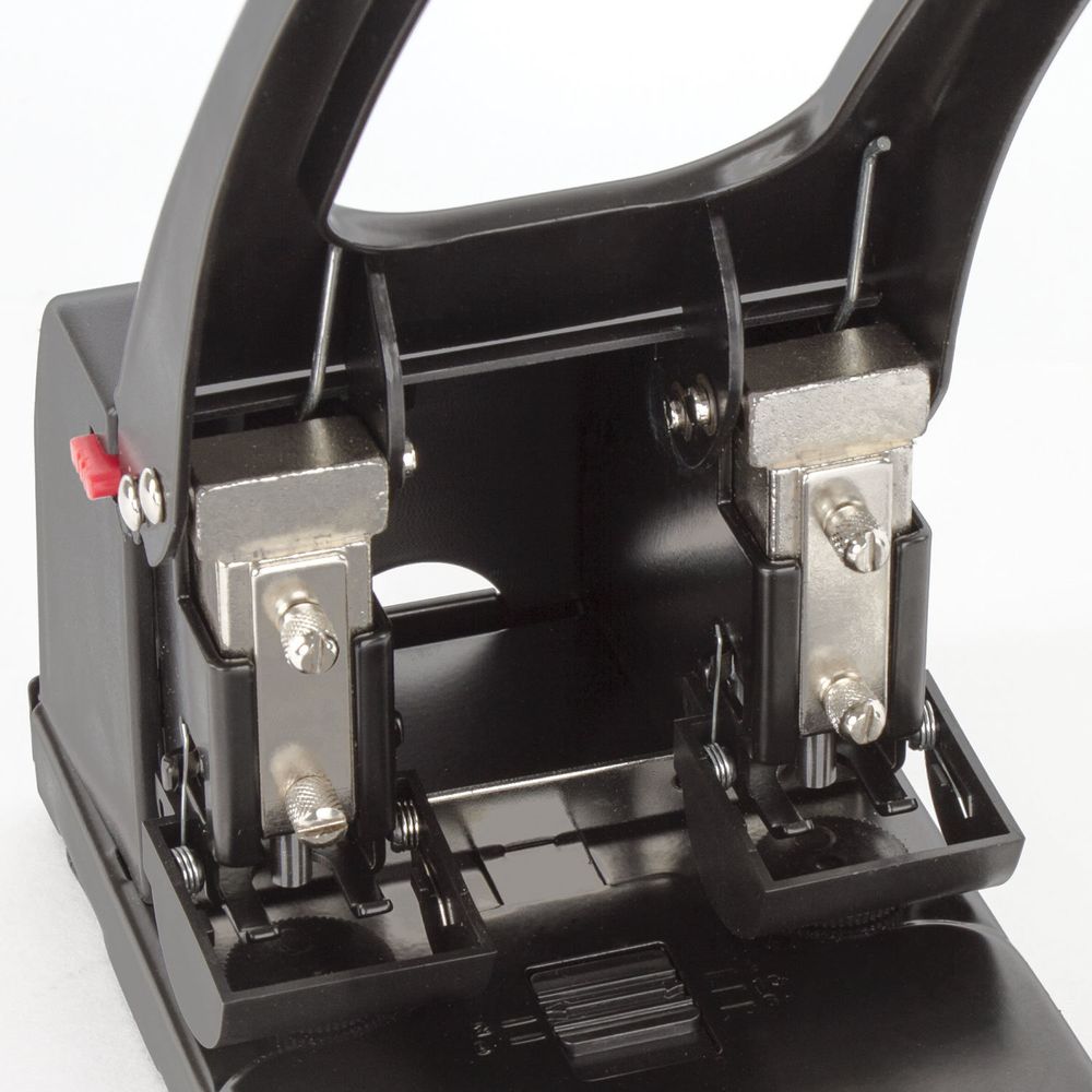 Дырокол металлический МОЩНЫЙ BRAUBERG "Heavy duty", до 100 листов, черный