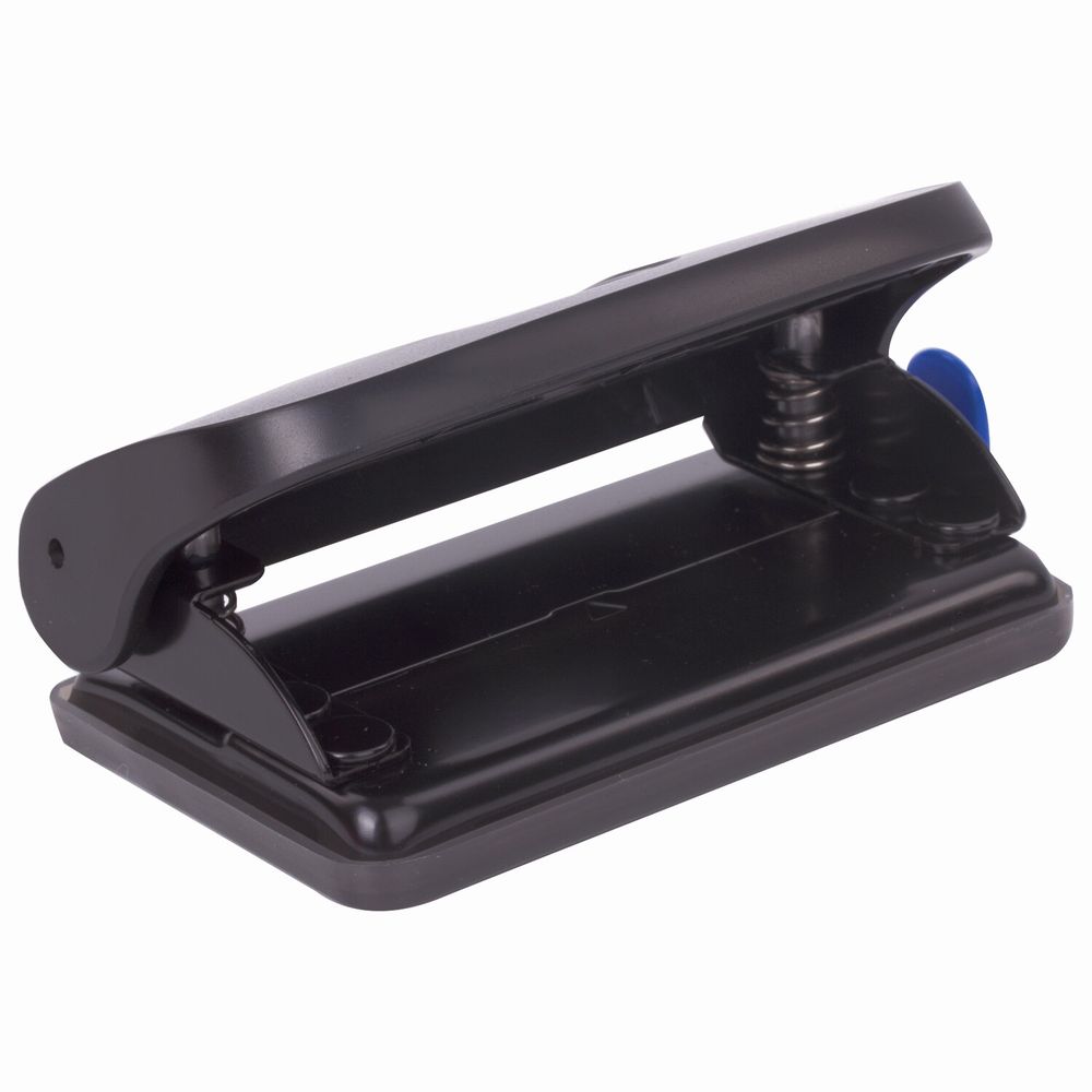 Дырокол BRAUBERG "Extra", до 10 листов, черный