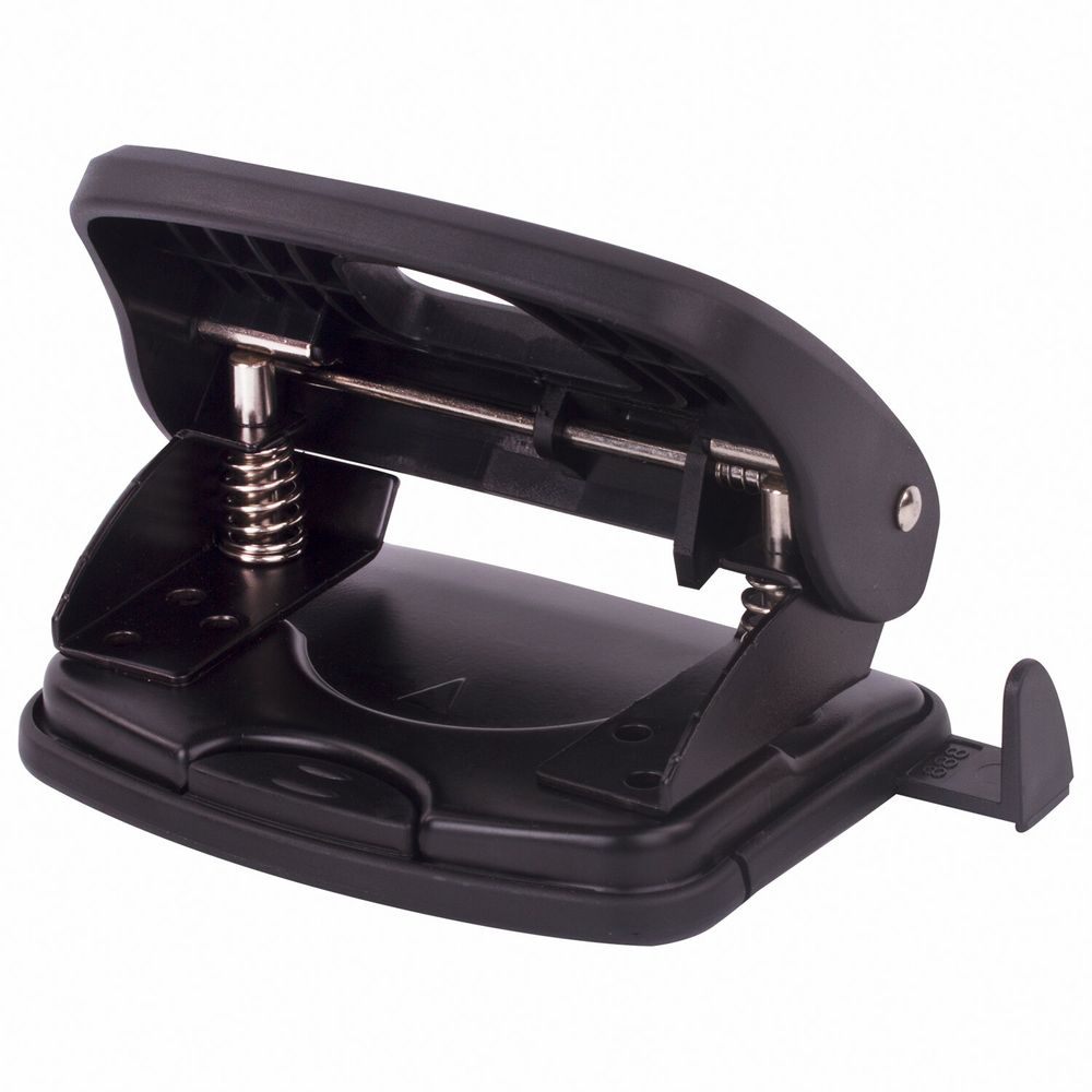 Дырокол BRAUBERG "SX-20", до 20 листов, черный