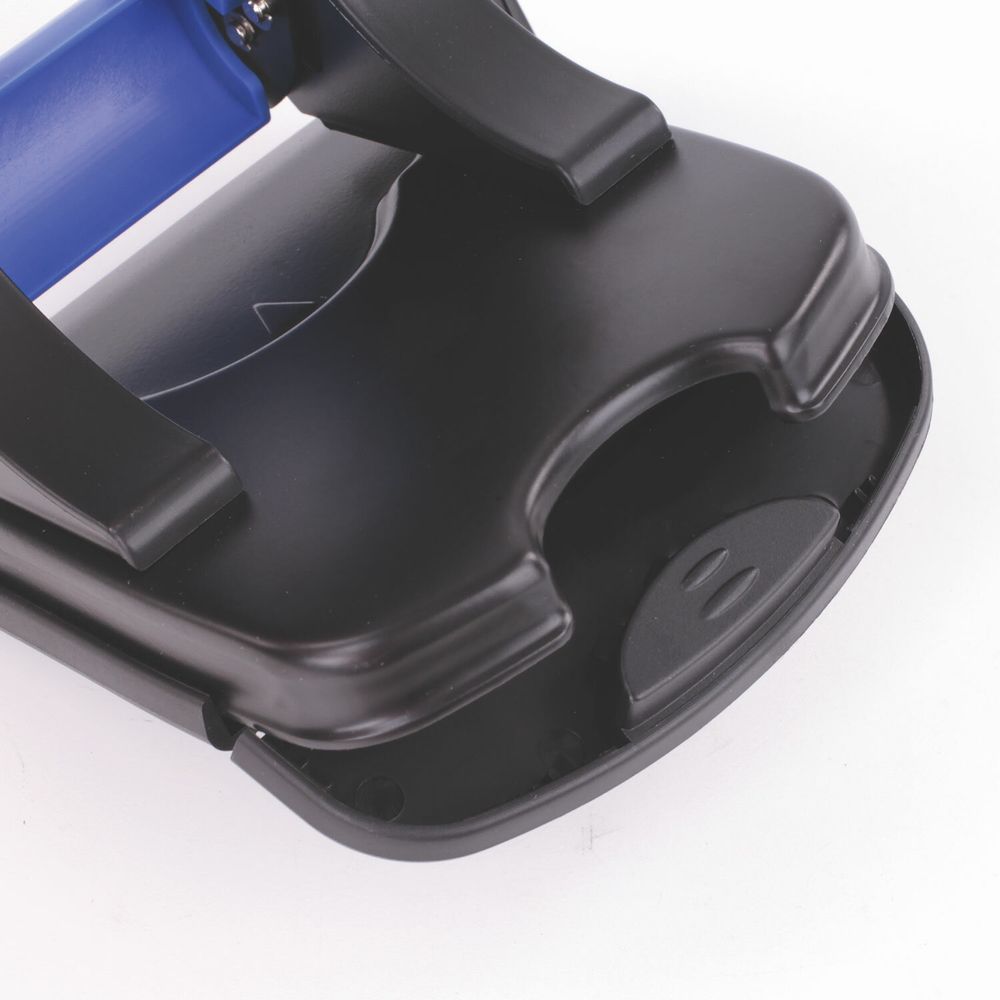 Дырокол металлический BRAUBERG "Office-Expert", до 35 листов, черно-синий